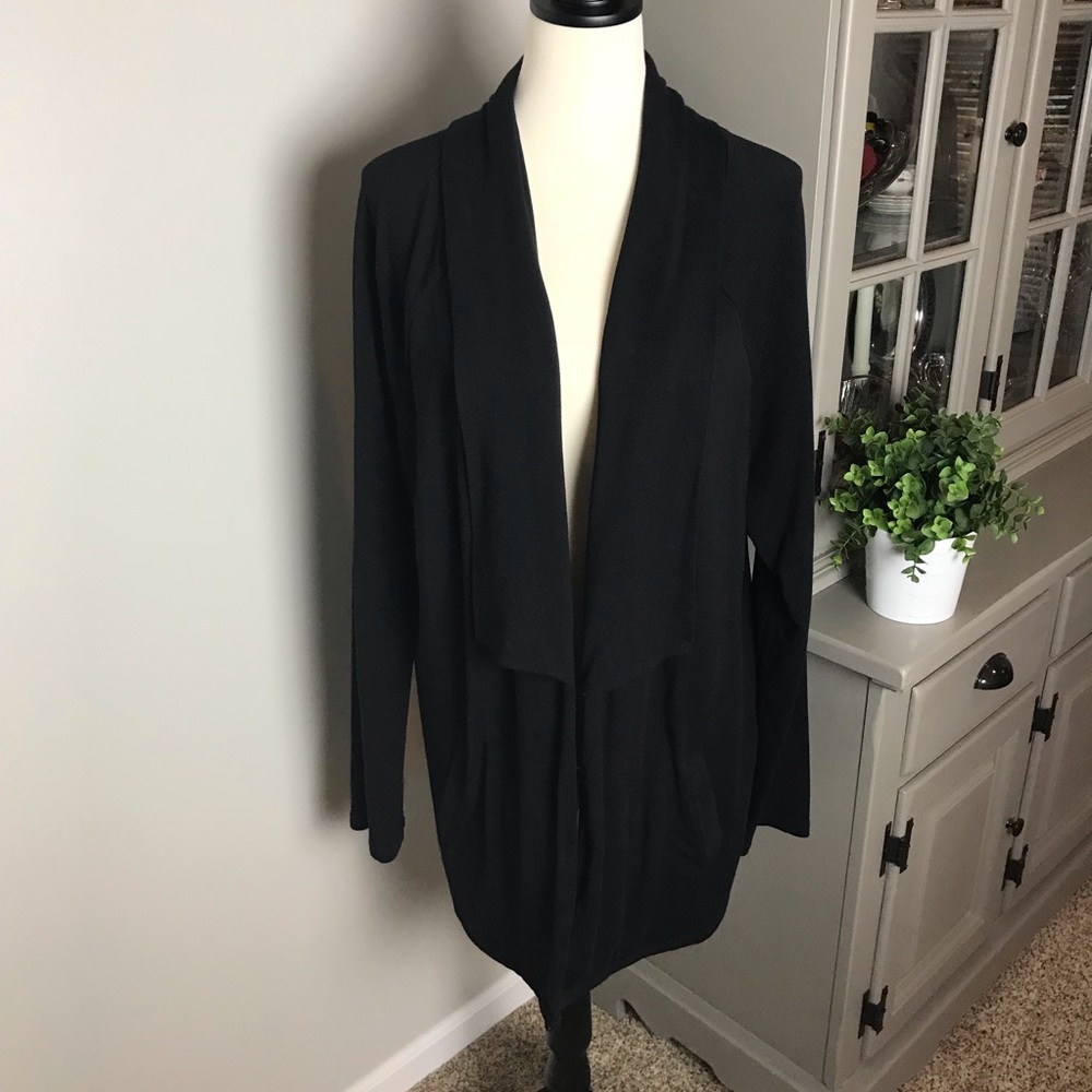 Tart/Stitch Fix Arless Jacket/Cardigan Black Sz XL